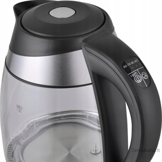 Esperanza EKK026 elektrinis virdulys 1,7 L Juoda, Permatomas 2200 W 15