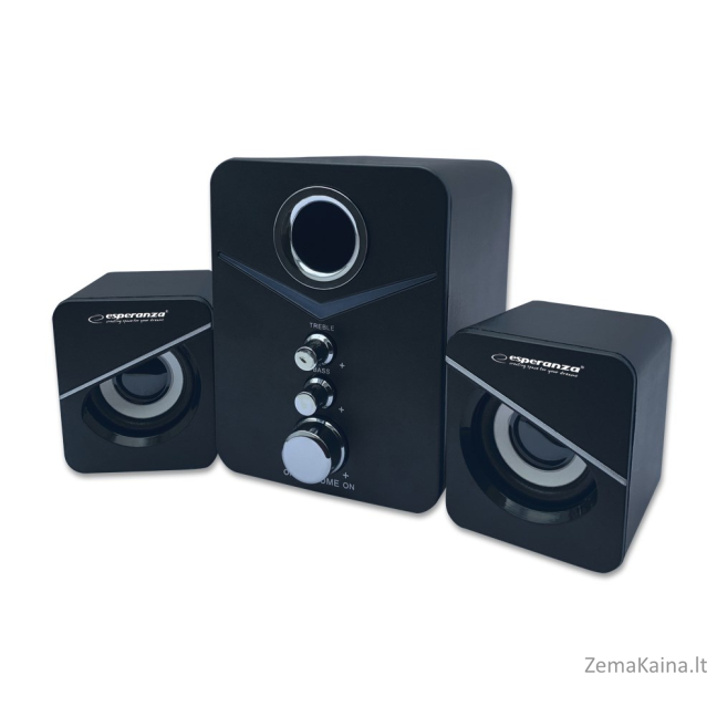 Esperanza EP153 USB 2.1 garsiakalbių rinkinys 6 W juodas