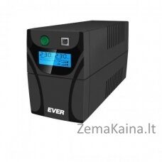 Ever EASYLINE 850 AVR USB „Line-Interactive“ 0,85 kVA 480 W 2 AC išvestis(ys / čių)