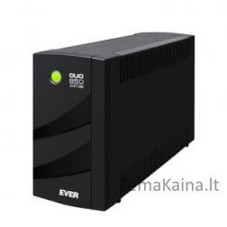 Ever DUO 850 AVR USB „Line-Interactive“ 0,85 kVA 550 W 6 AC išvestis(ys / čių)