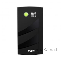 Ever DUO 850 AVR USB „Line-Interactive“ 0,85 kVA 550 W 6 AC išvestis(ys / čių)