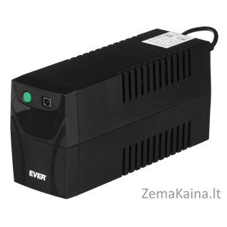 Ever EASYLINE 850 AVR USB „Line-Interactive“ 0,85 kVA 480 W 2 AC išvestis(ys / čių)