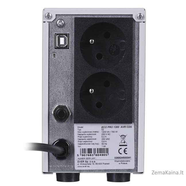 Ever UPS ECO PRO 1200 AVR  CDS 4