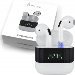 ExtraLink ausinės EXTRALINK LIFESTYLE EVOSOUND V1.0 AUSINĖS BALTOS