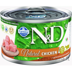 FARMINA N&D Cat Natural Chicken - drėgnas kačių maistas - 140 g