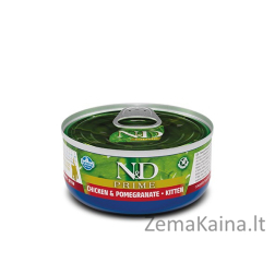 FARMINA N&D CAT PRIME CHICKEN&POMEGRANATE KITTEN 70g