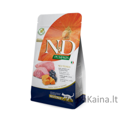 FARMINA N&D CAT PUMPKIN LAMB&BLUEBERRY ADULT 300g