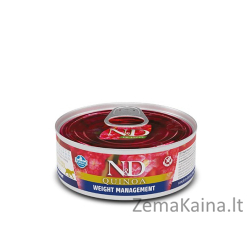 FARMINA N&D CAT QUINOA WEIGHT MANAGEMENT ADULT 80g