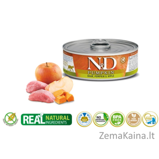 FARMINA N&D CAT BOAR & PUMPKIN & APPLE 70g