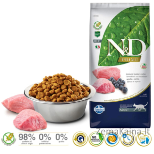 Farmina N&D Prime Cat Lamb & Blueberry Adult 5 kg