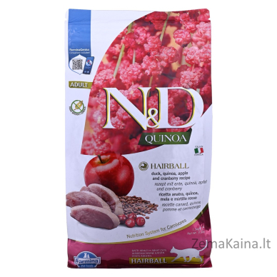 FARMINA N&D Quinoa Hairball - sucha karma dla kota - 1.5 kg 5