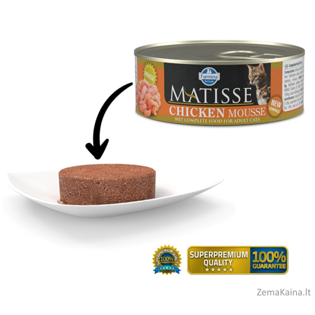 FARMINA MATISSE CAT MOUSSE WITH CHICKEN 85g 1