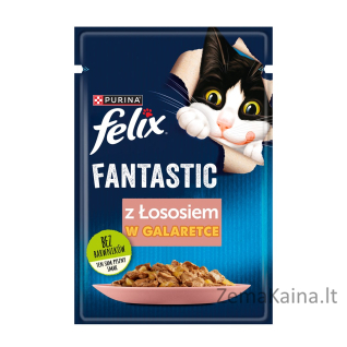 FELIX Fantastic su lašiša drebučiuose - 85g