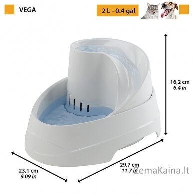 FERPLAST Vega šunų/kačių fontanas 1