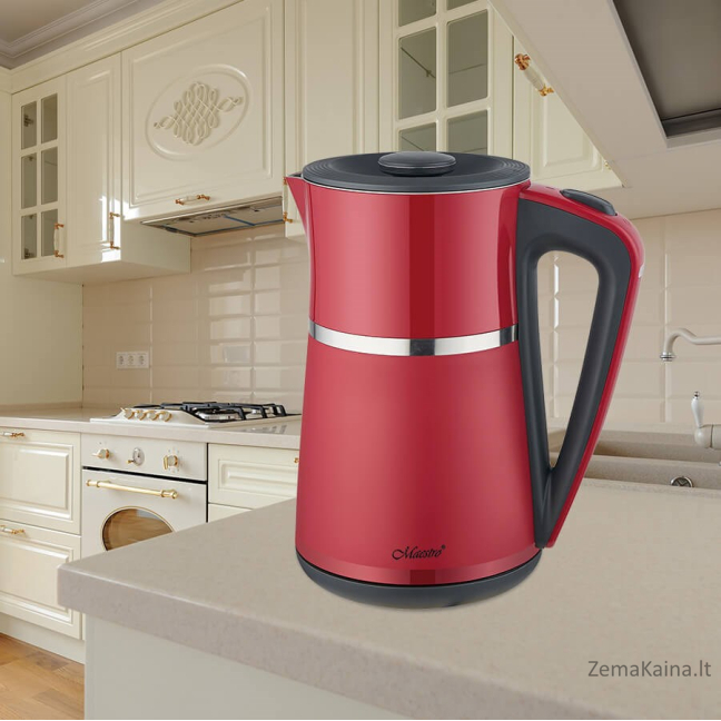 Feel-Maestro MR030 red electric kettle 1.2 L 1500 W 2