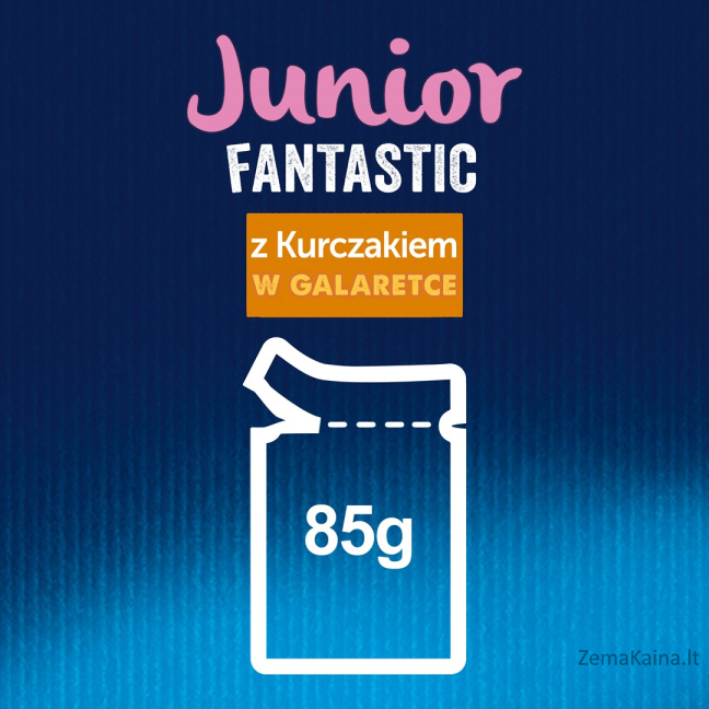 Felix Fanstastic Junior - wet cat food - 85 g 1