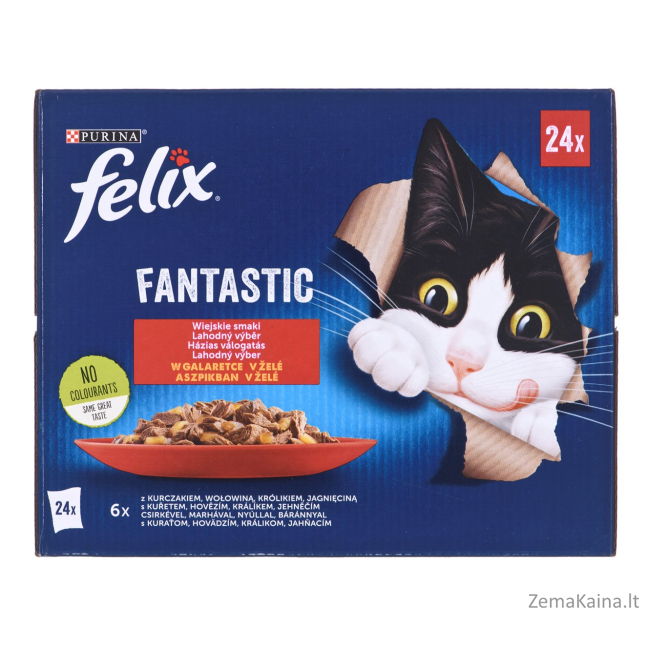 Felix Fantastic Šalies skonių želė - 24x 85g 1