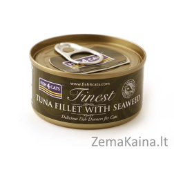 FISH4CATS Tuna fillet with seaweed - šlapias kačių maistas - 70g