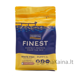 FISH4DOGS Finest Puppy Small Complete White fish - sausas maistas šunims - 1,5kg