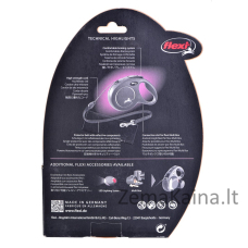 Flexi New Classic M 8 m Geltona Šuo Susitraukiantis pavadėlis