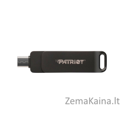 Flashdrive PATRIOT Rage R550 1TB 100 MB/S USB A+C Pasukamas dizainas (PE1TR550DSAD) Juoda
