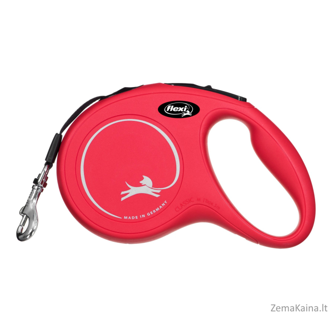Flexi New Classic Geltona Šuo Susitraukiantis pavadėlis 5 m 5