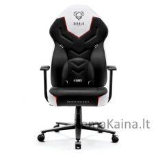 Fotel gamingowy DIABLO X-GAMER fotel czarno-biały