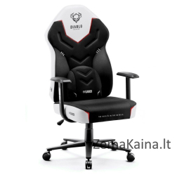 Fotel gamingowy DIABLO X-GAMER fotel czarno-biały