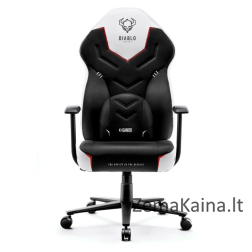 Fotel gamingowy DIABLO X-GAMER fotel czarno-biały