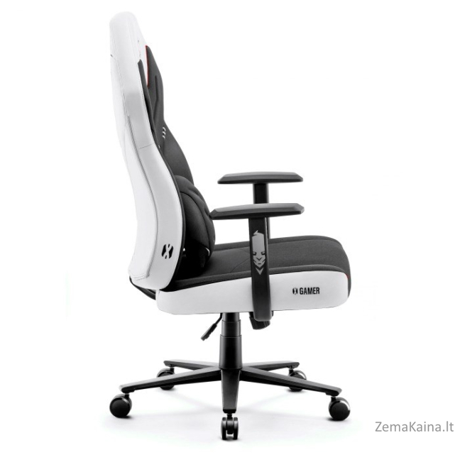 Fotel gamingowy DIABLO X-GAMER fotel czarno-biały 4