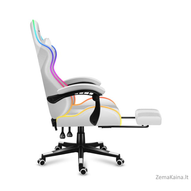 Fotel gamingowy Huzaro Force 4.7 RGB White 6