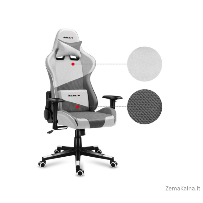 Fotel gamingowy Huzaro Force 6.2 White Mesh 9