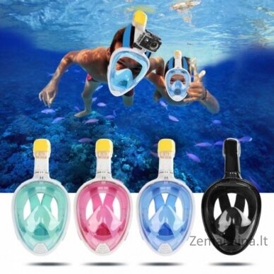 Free Breath Snorkeling Mask M2068G S/M pink 4