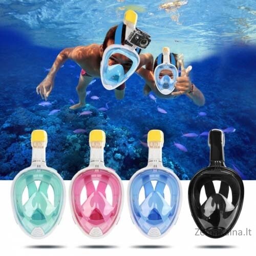 Free Breath Snorkeling Mask M2068G L/XL black 4