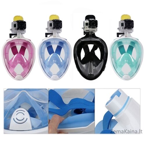 Free Breath Snorkeling Mask M2068G L/XL black 5