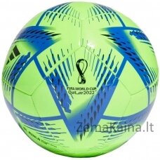 Futbolo kamuolys Adidas Al Rihla Club Ball žalias-mėlynas, dydis 5