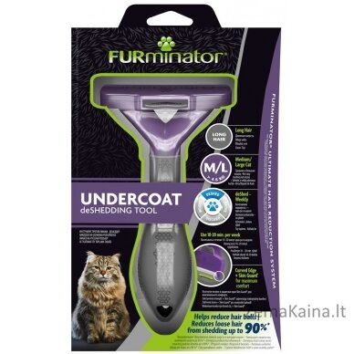 Furminator dla kotów długowłosych - Large 1