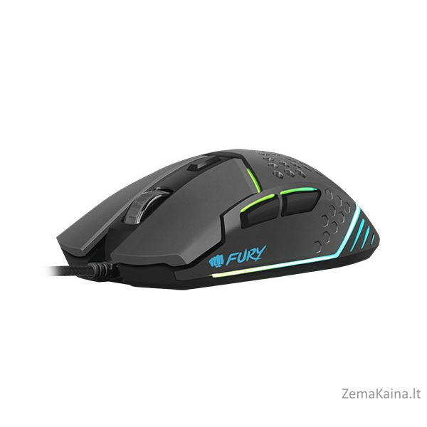 FURY Battler kompiuterio pelė Žaidimams Dešinės rankos USB A tipo Optinis 6400 DPI