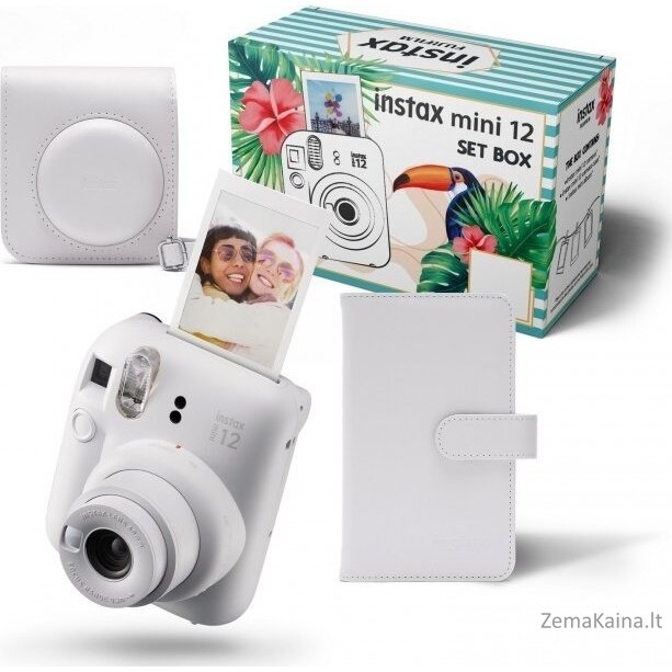 Fujifilm mini 12 skaitmeninis fotoaparatas baltas