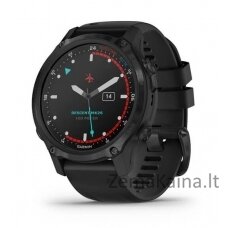 Garmin Descent Mk2S 3,05 cm (1.2") MIP 43 mm Skaitmeninis 240 x 240 pikseliai Juoda, Pilka „Wi-Fi“ GPS (palydovinis)