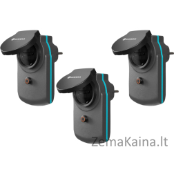 GARDENA išmanusis maitinimo adapteris, rinkinys iš 3, lizdas
