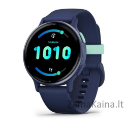 Garmin Vivoactive 5 3,05 cm (1.2") AMOLED Skaitmeninis 390 x 390 pikseliai Lietimui jautrus ekranas Mėlyna „Wi-Fi“ GPS (palydovinis)