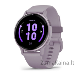 Garmin Vivoactive 5 3,05 cm (1.2") AMOLED Skaitmeninis 390 x 390 pikseliai Lietimui jautrus ekranas Violetinė „Wi-Fi“ GPS (palydovinis)