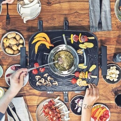Gastroback 42567 Raclette fondue set family and friends 2