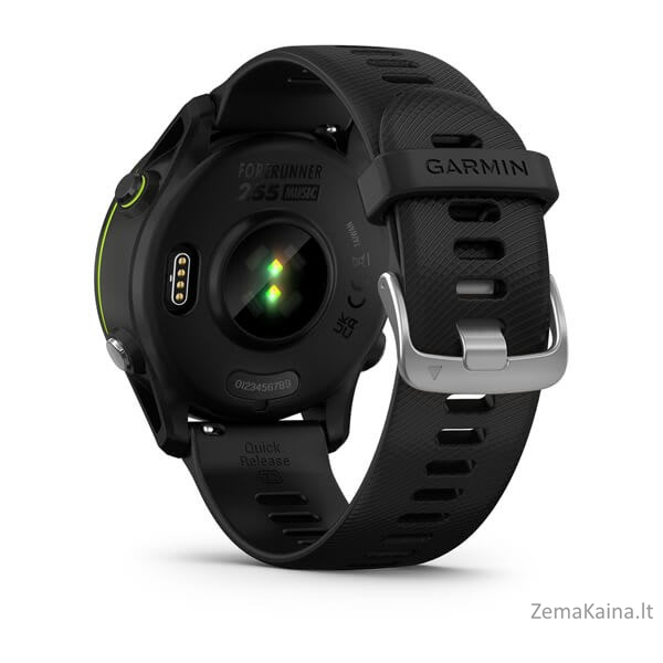 Garmin Forerunner 255 Music 3,3 cm (1.3") MIP 46 mm Skaitmeninis 260 x 260 pikseliai Lietimui jautrus ekranas Juoda „Wi-Fi“ GPS (palydovinis) 7