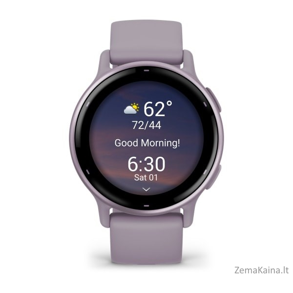 Garmin Vivoactive 5 3,05 cm (1.2") AMOLED Skaitmeninis 390 x 390 pikseliai Lietimui jautrus ekranas Violetinė „Wi-Fi“ GPS (palydovinis) 3