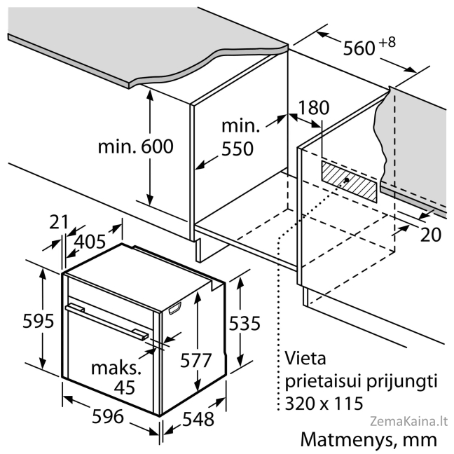 Garinė orkaitė Neff B47FS26G0 9