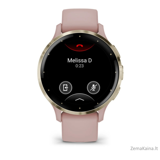 Garmin Venu 3S 3,05 cm (1.2") AMOLED 41 mm Skaitmeninis 390 x 390 pikseliai Lietimui jautrus ekranas Auksas, Rožinė „Wi-Fi“ GPS (palydovinis) 1
