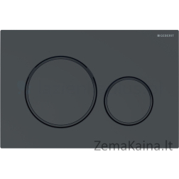 Geberit Sigma 20 nuleidimo mygtukas tualetui, blizgus juodas (115882DW1)