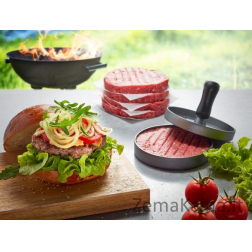 GEFU BBQ presas mėsainiams Juoda, Pilka Aliuminis, Plastikas